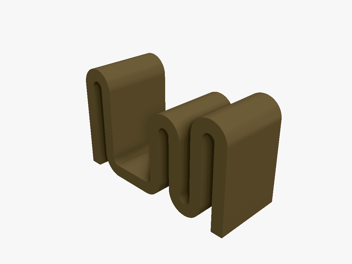 Wave Bookend preview render